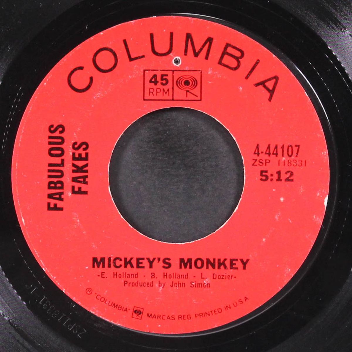 no excess baggage / mickey's monkey by FABULOUS FAKES