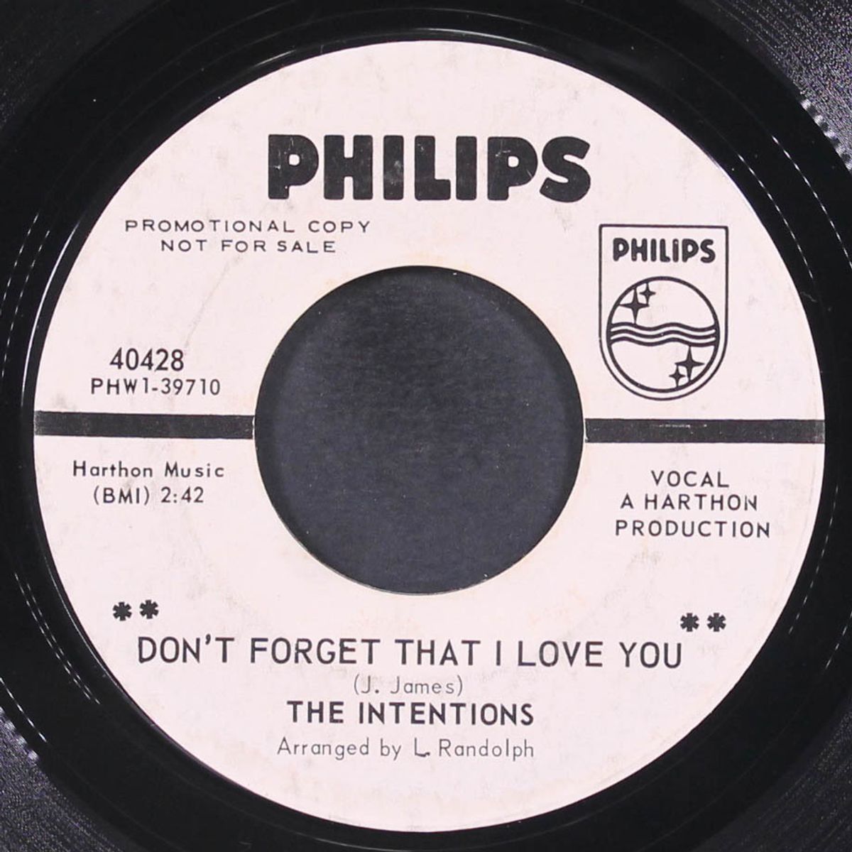don't forget that i love you / the night rider by INTENTIONS