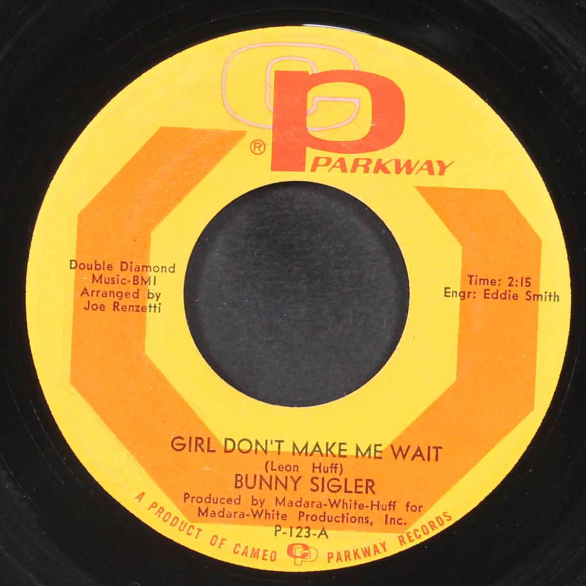 girl don't make me wait / always in the wrong place by BUNNY SIGLER