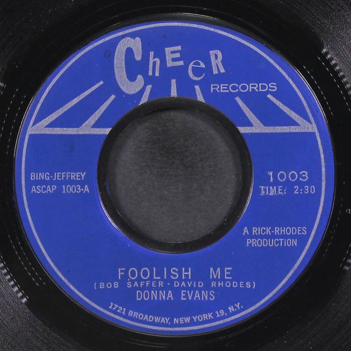 foolish me / sorry by DONNA EVANS