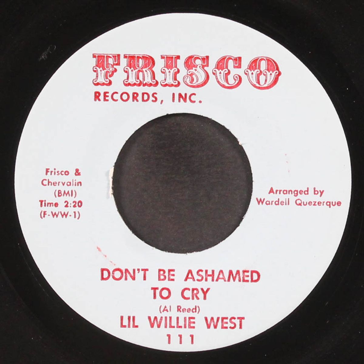 don't be ashamed to cry / am i the fool by LIL WILLIE WEST