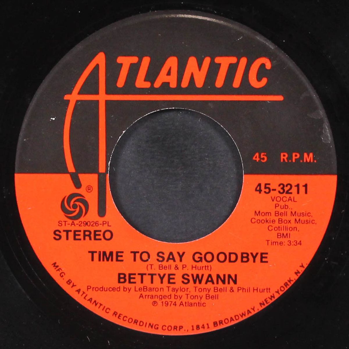 when the game is played on you / time to say goodbye by BETTYE SWANN