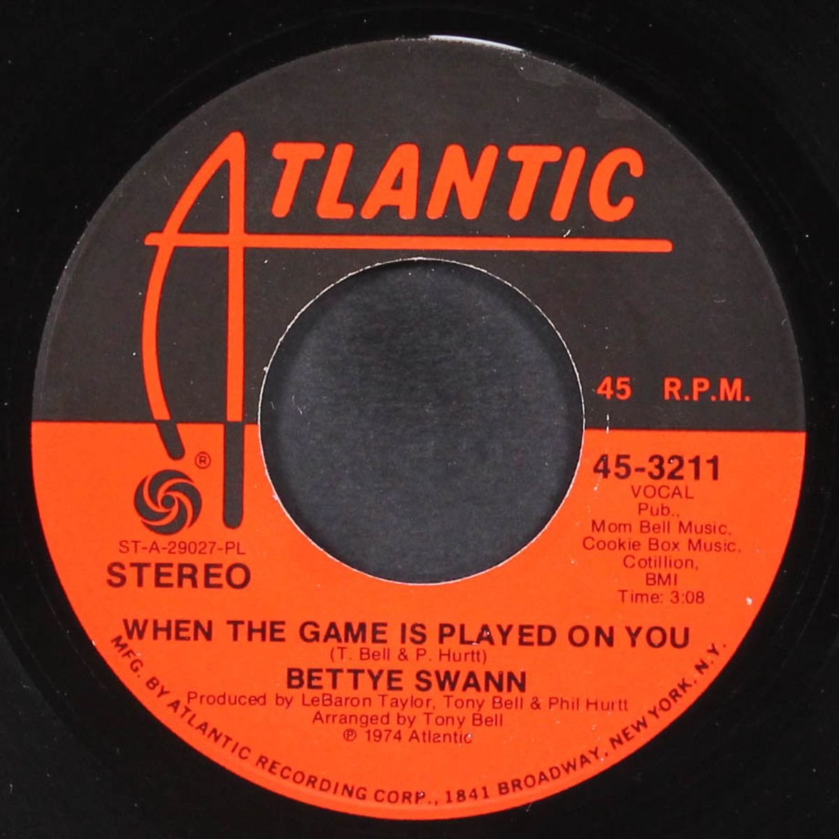 when the game is played on you / time to say goodbye by BETTYE SWANN