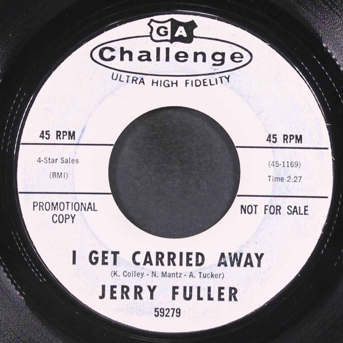 i get carried away / am i that easy to forget by JERRY FULLER