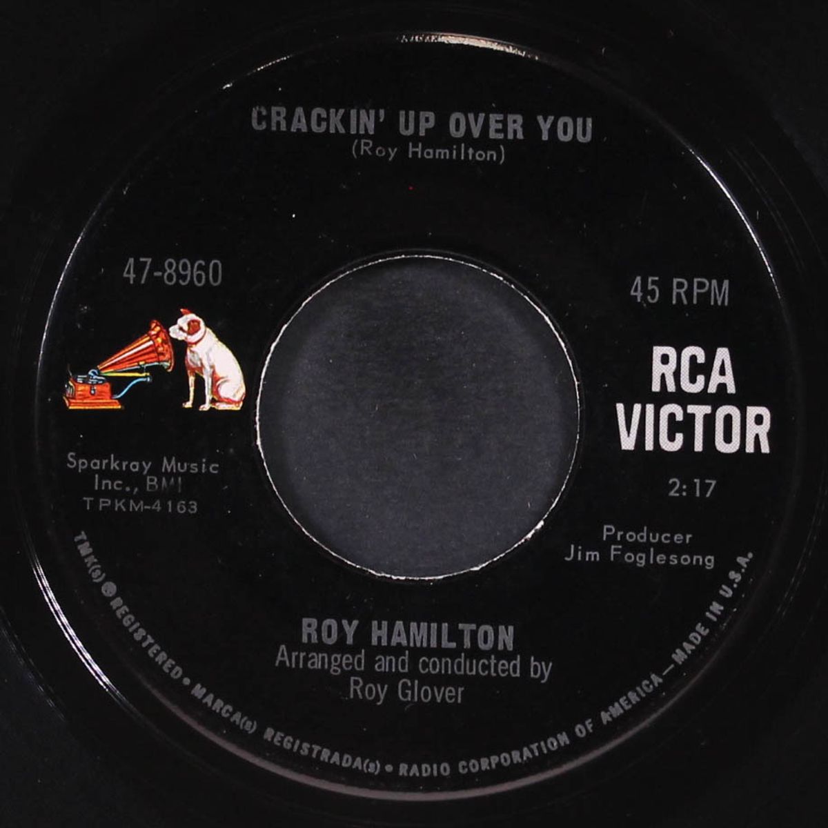 crackin' up over you / walk hand in hand by ROY HAMILTON