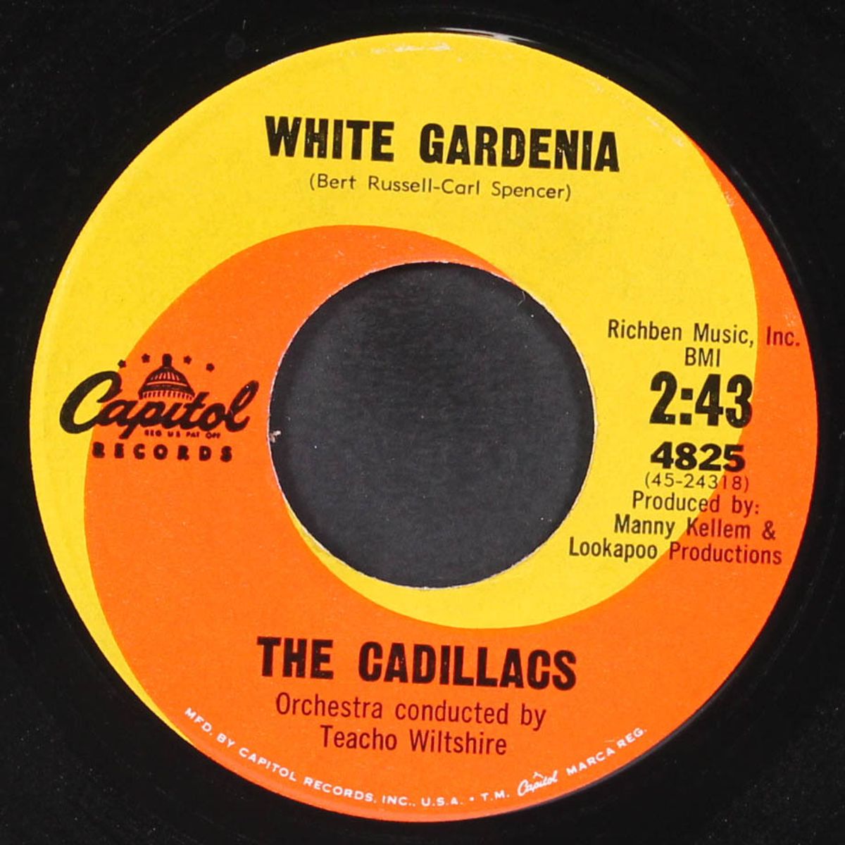 white gardenia / groovy groovy love by CADILLACS