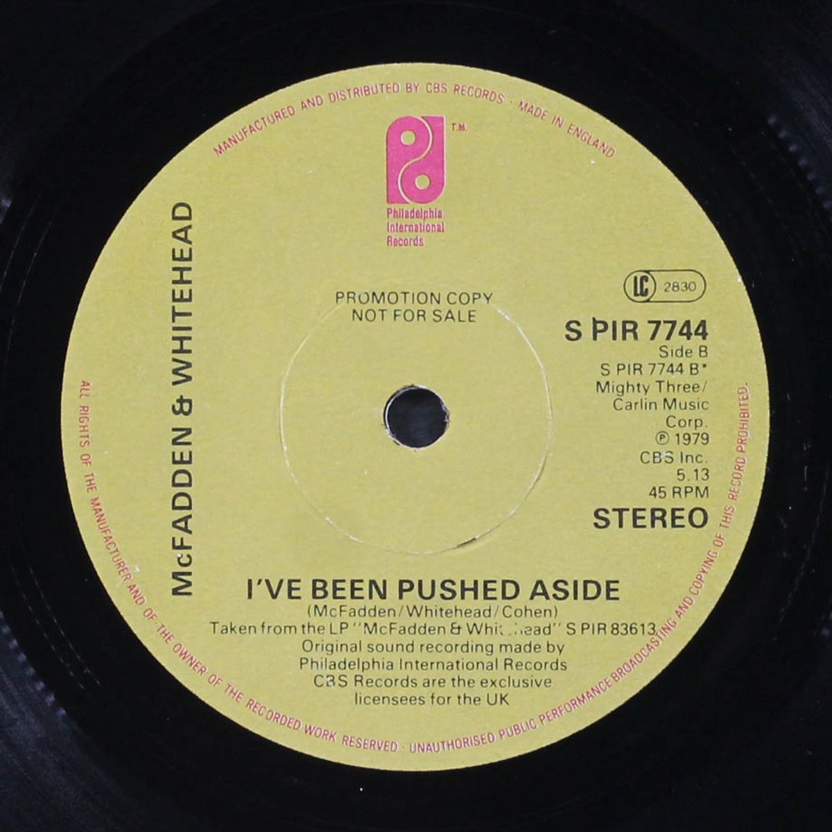 do you want to dance / i've been pushed aside by MCFADDEN & WHITEHEAD