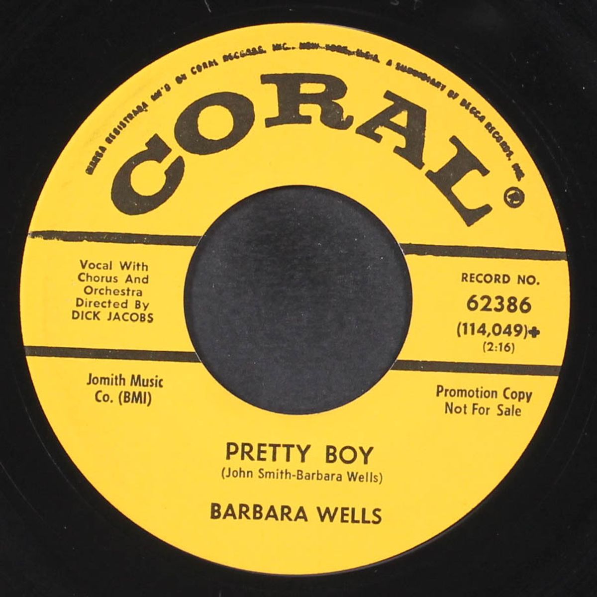pretty boy / when a woman's in love by BARBARA WELLS