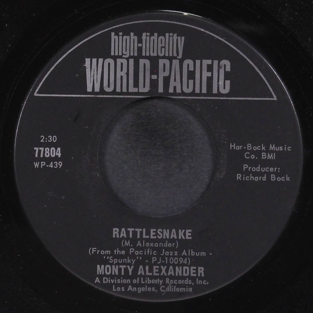 spunky / rattlesnake by MONTY ALEXANDER