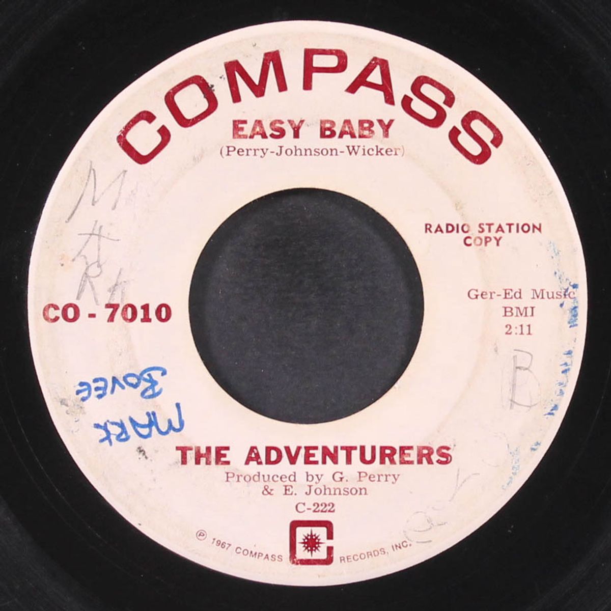 easy baby / a good girl is hard to find by ADVENTURERS