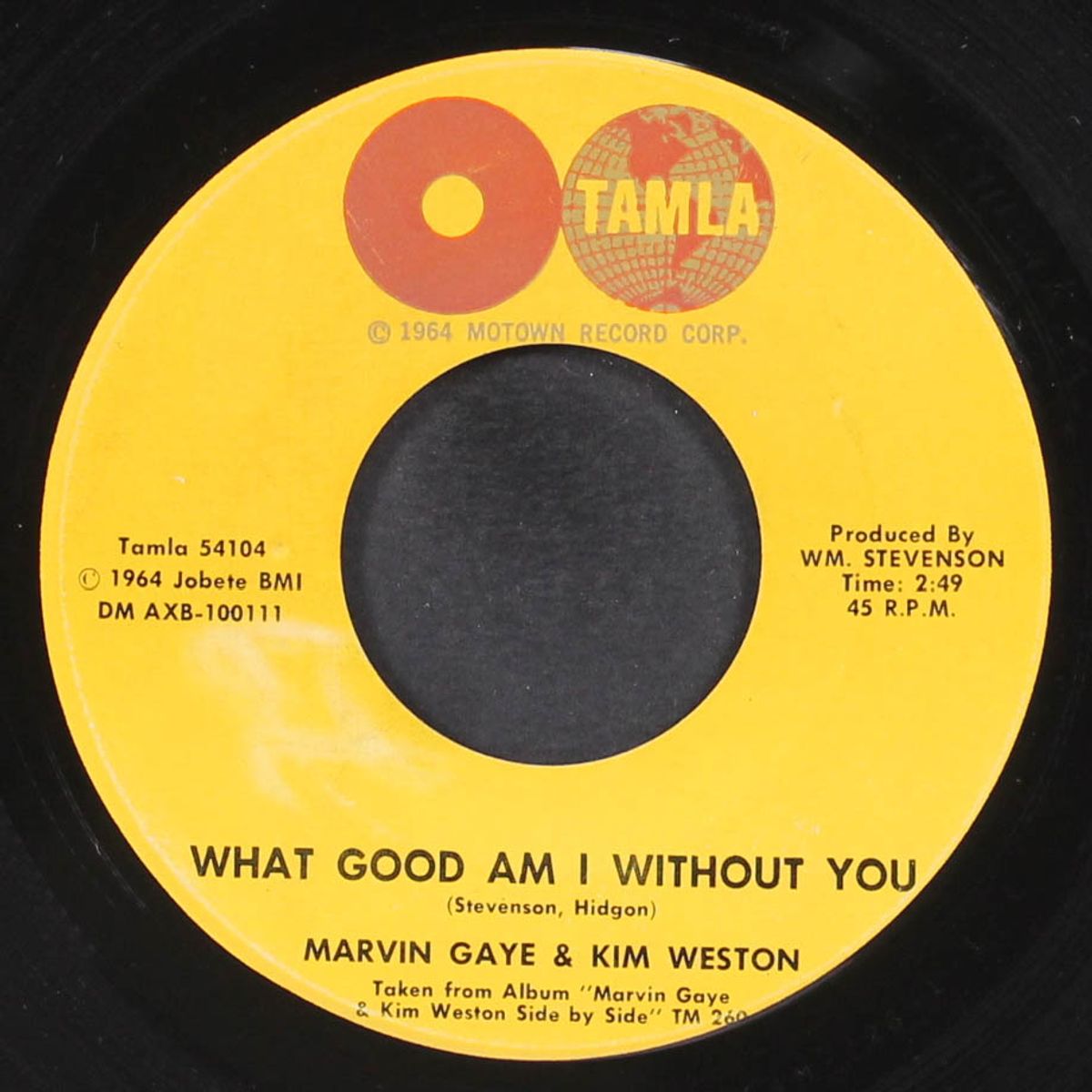 what good am i without you / i want you 'round by MARVIN GAYE & KIM WESTON