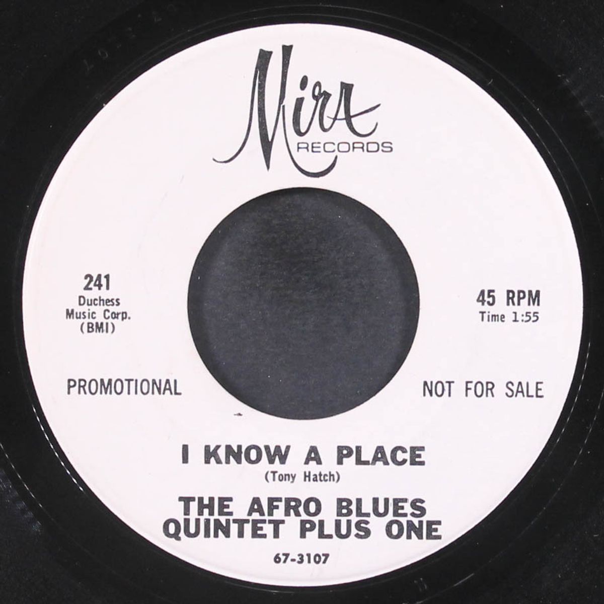 mystic mambo / i know a place by AFRO BLUES QUINTET PLUS ONE