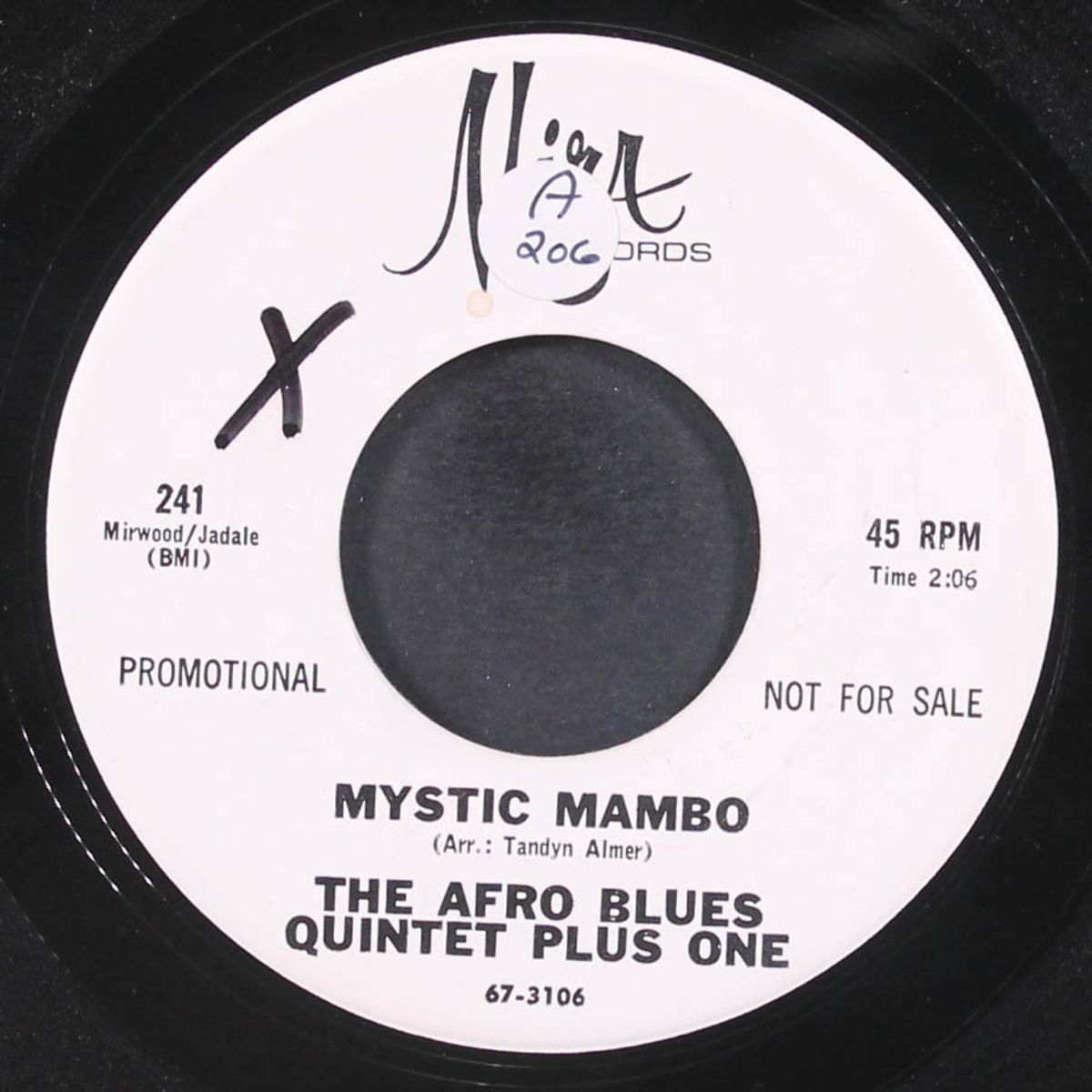 mystic mambo / i know a place by AFRO BLUES QUINTET PLUS ONE