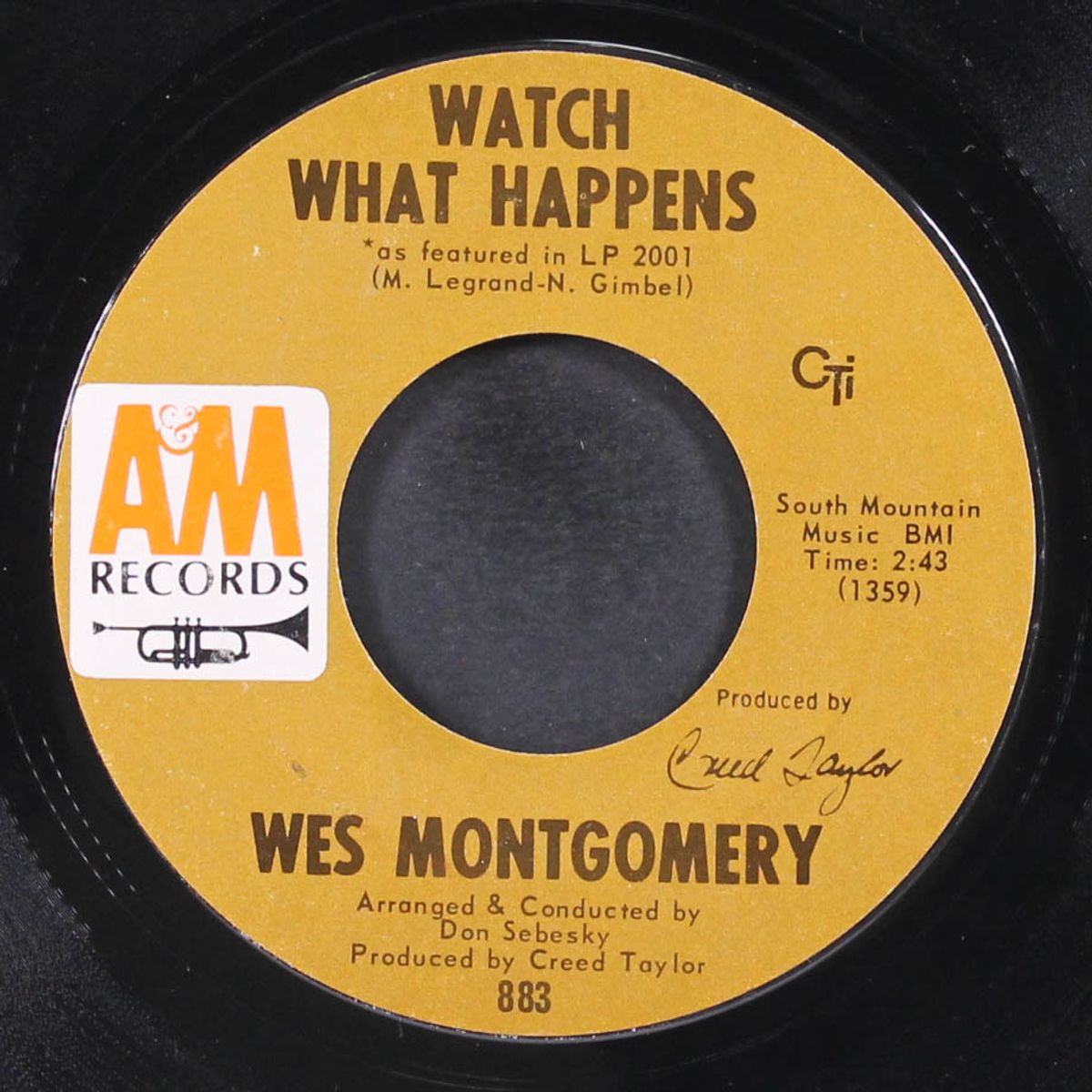 windy / watch what happens by WES MONTGOMERY