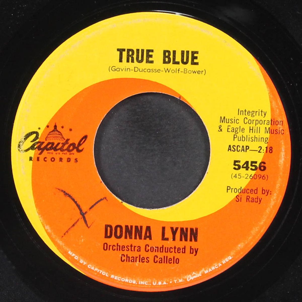 true blue / when your heart rings, answer by DONNA LYNN
