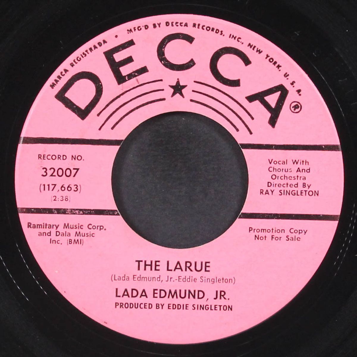 the larue by LADA EDMUND, JR.