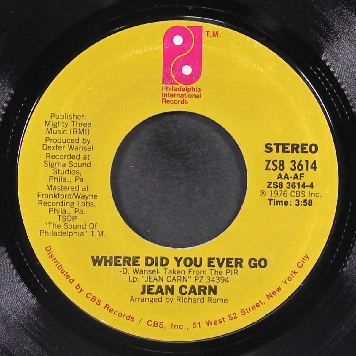 free love / where did you ever go by JEAN CARN