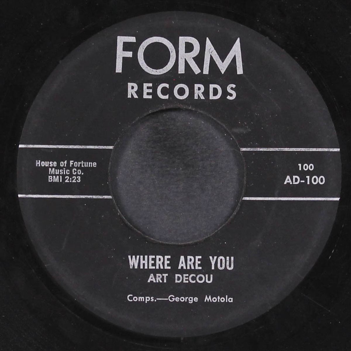 where are you / i cried a million tears by ART DECOU