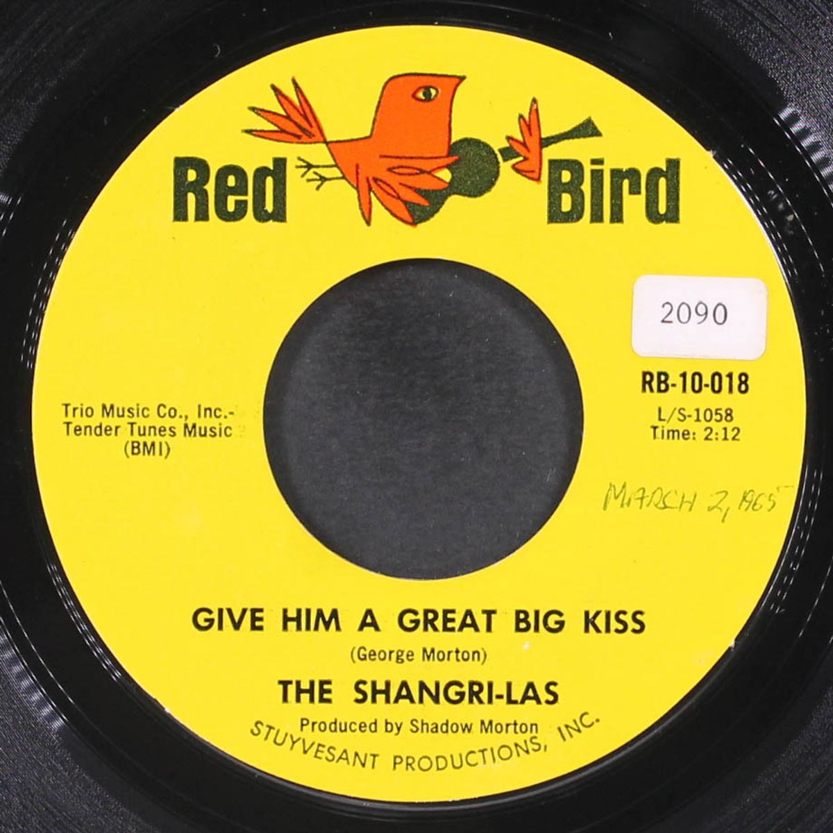 give him a great big kiss / twist and shout by SHANGRI-LAS