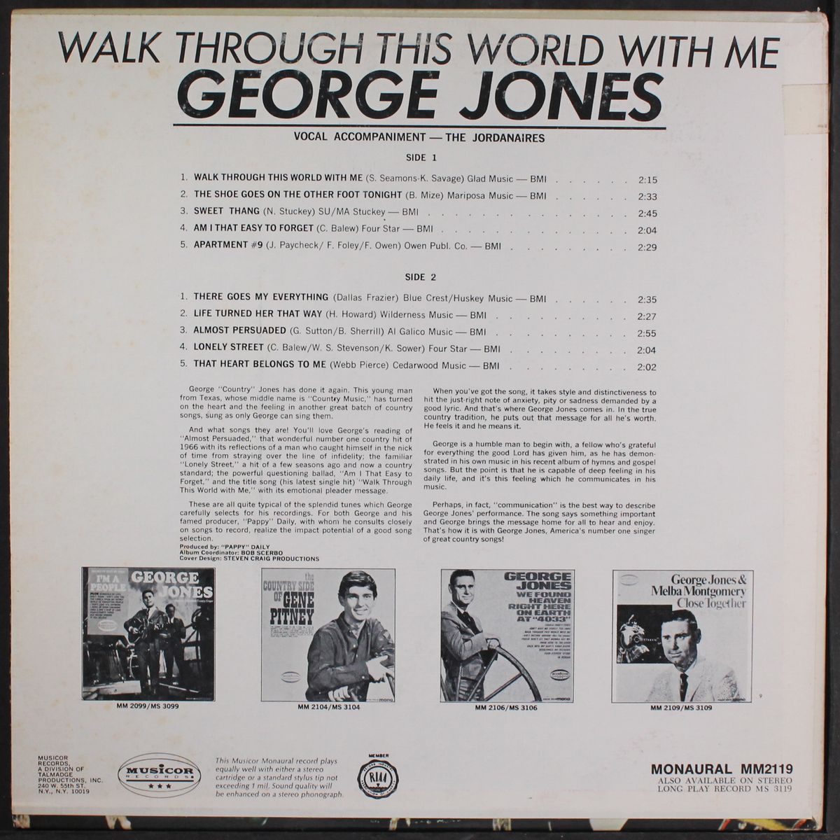 walk through this world with me by GEORGE JONES