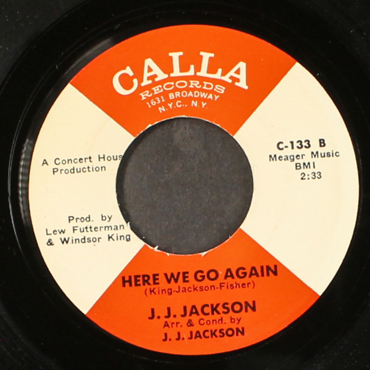 four walls / here we go again by J.J. JACKSON