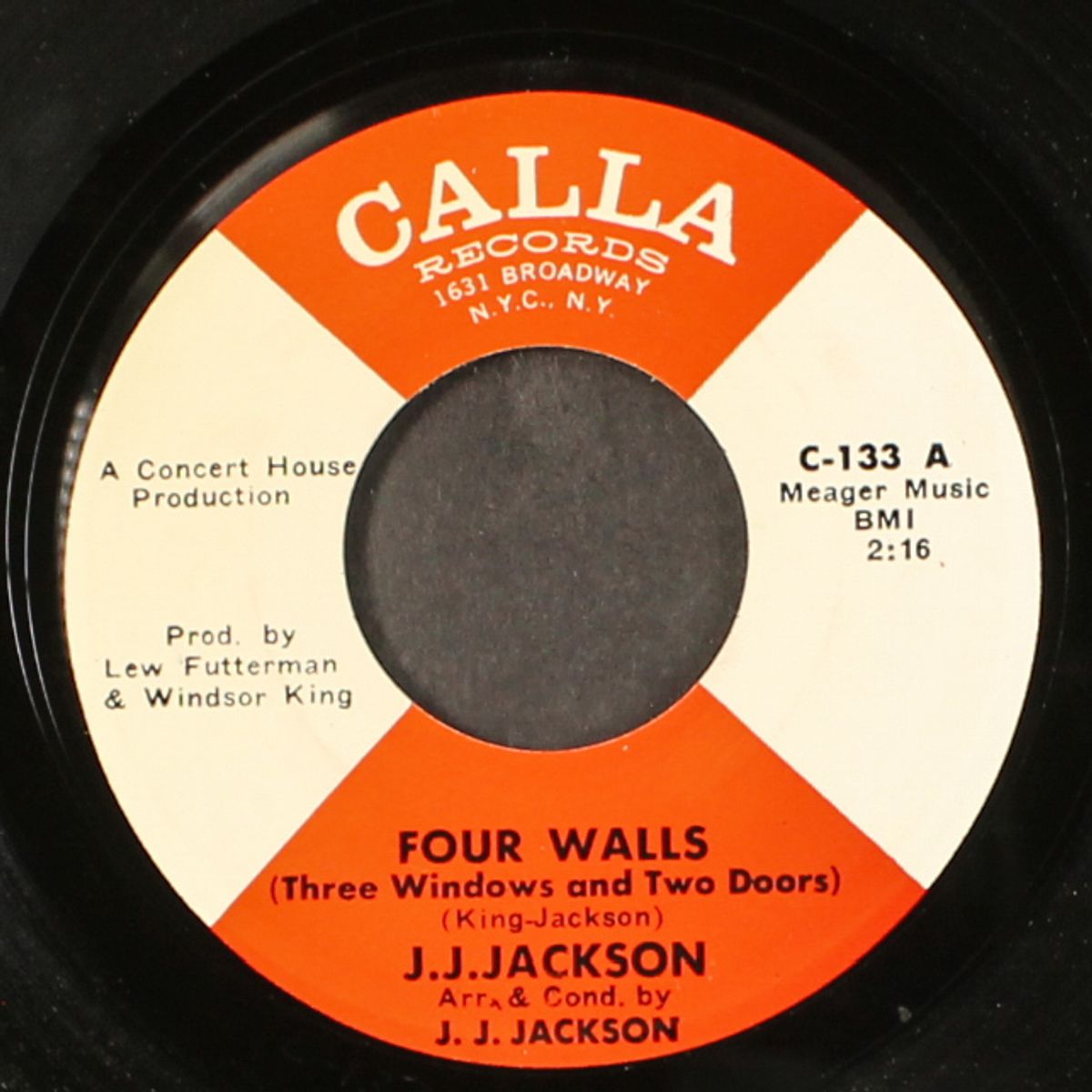 four walls / here we go again by J.J. JACKSON