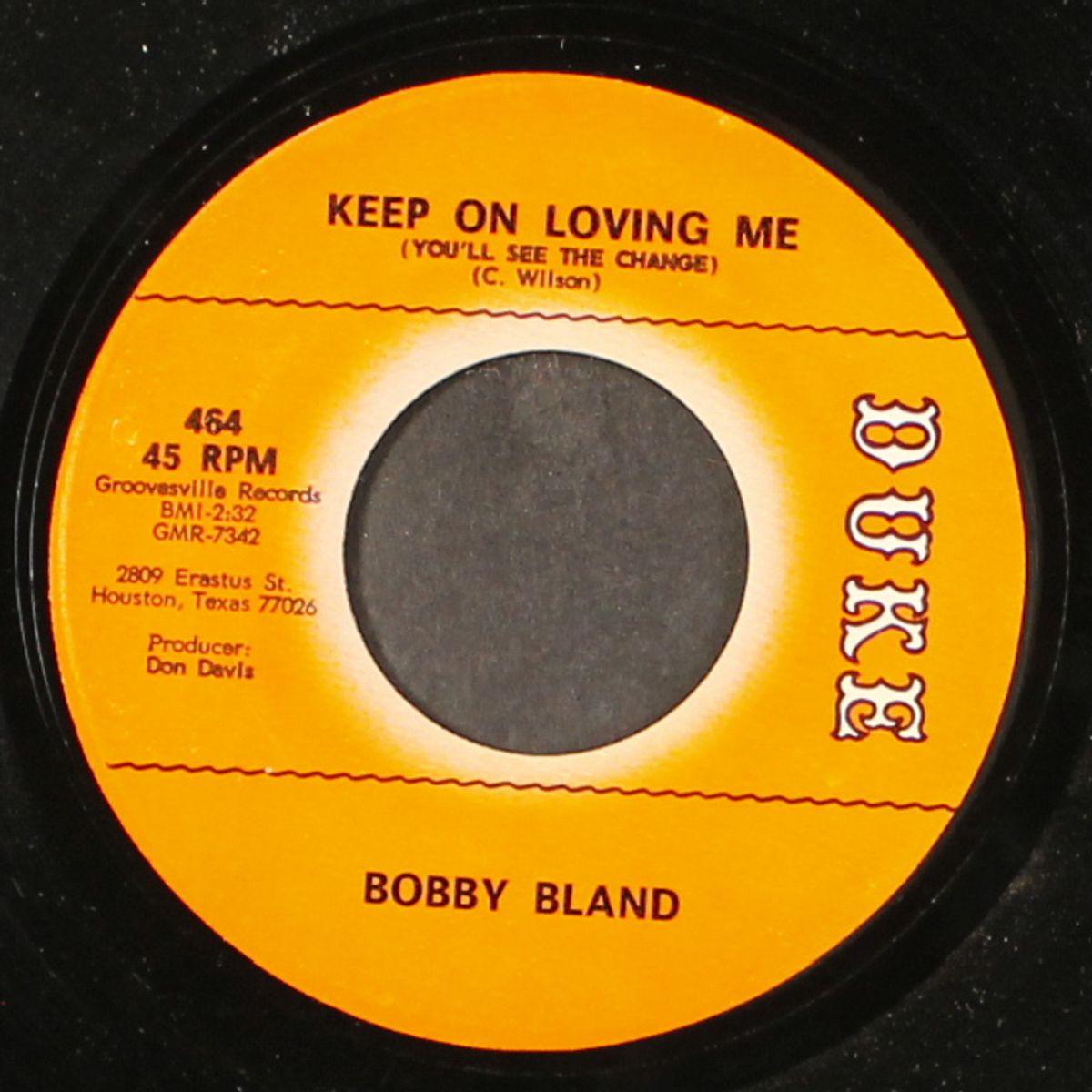 keep on loving me / i've just got to forget about you by BOBBY BLAND