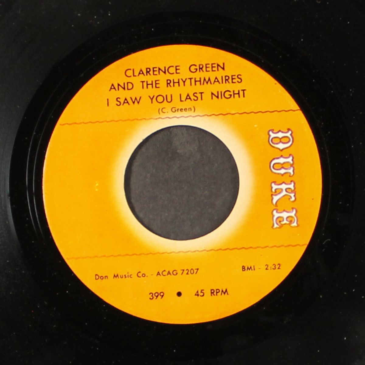 keep a workin' / i saw you last night by CLARENCE GREEN