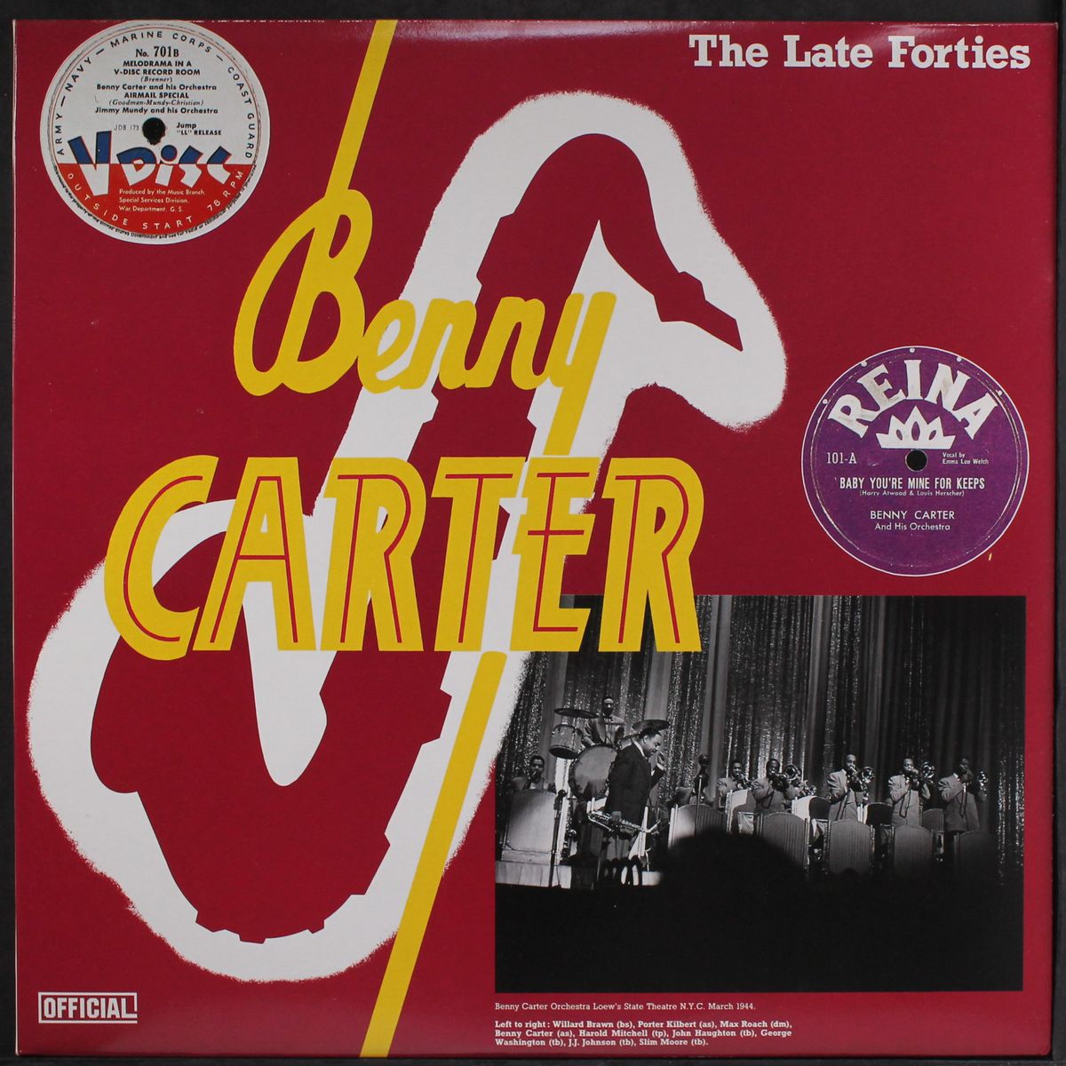 the late forties by BENNY CARTER