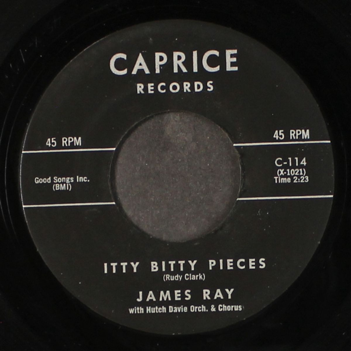 itty bitty pieces / you remember the face by JAMES RAY