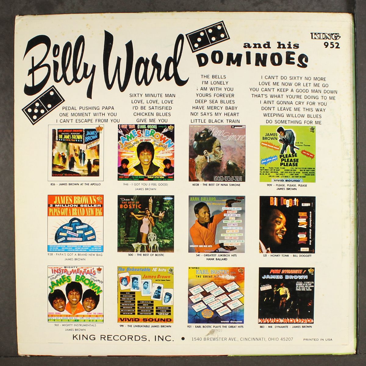 24 songs by BILLY WARD & DOMINOES