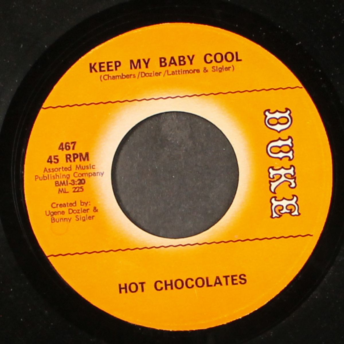 keep my baby cool / who do you call by HOT CHOCOLATES