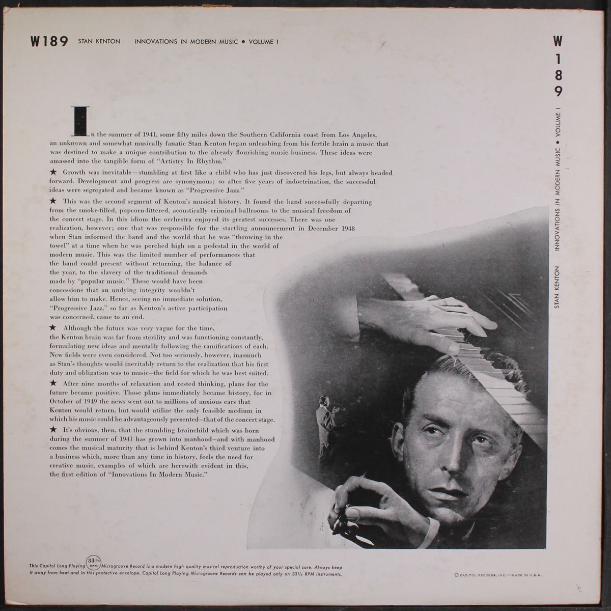 innovations in modern music by STAN KENTON