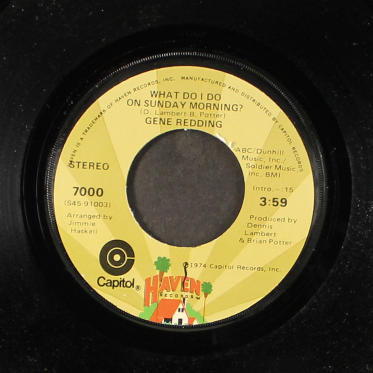this heart / what do i do on sunday morning? by GENE REDDING