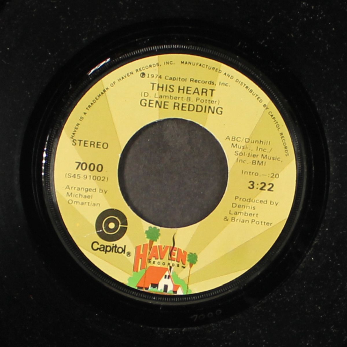 this heart / what do i do on sunday morning? by GENE REDDING