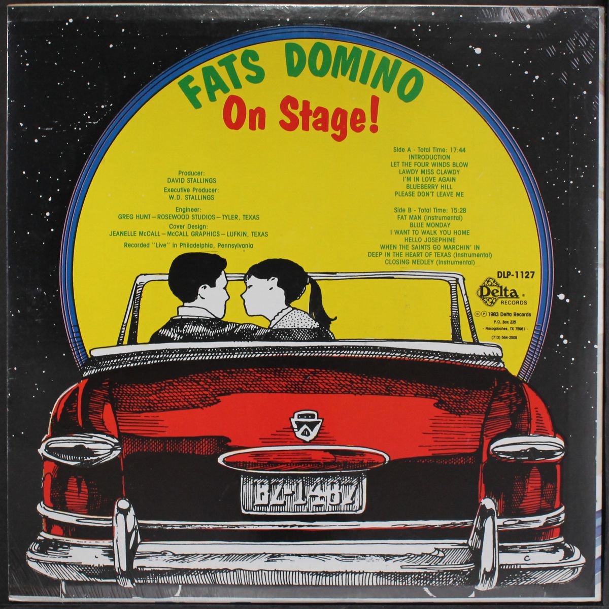 on stage by FATS DOMINO
