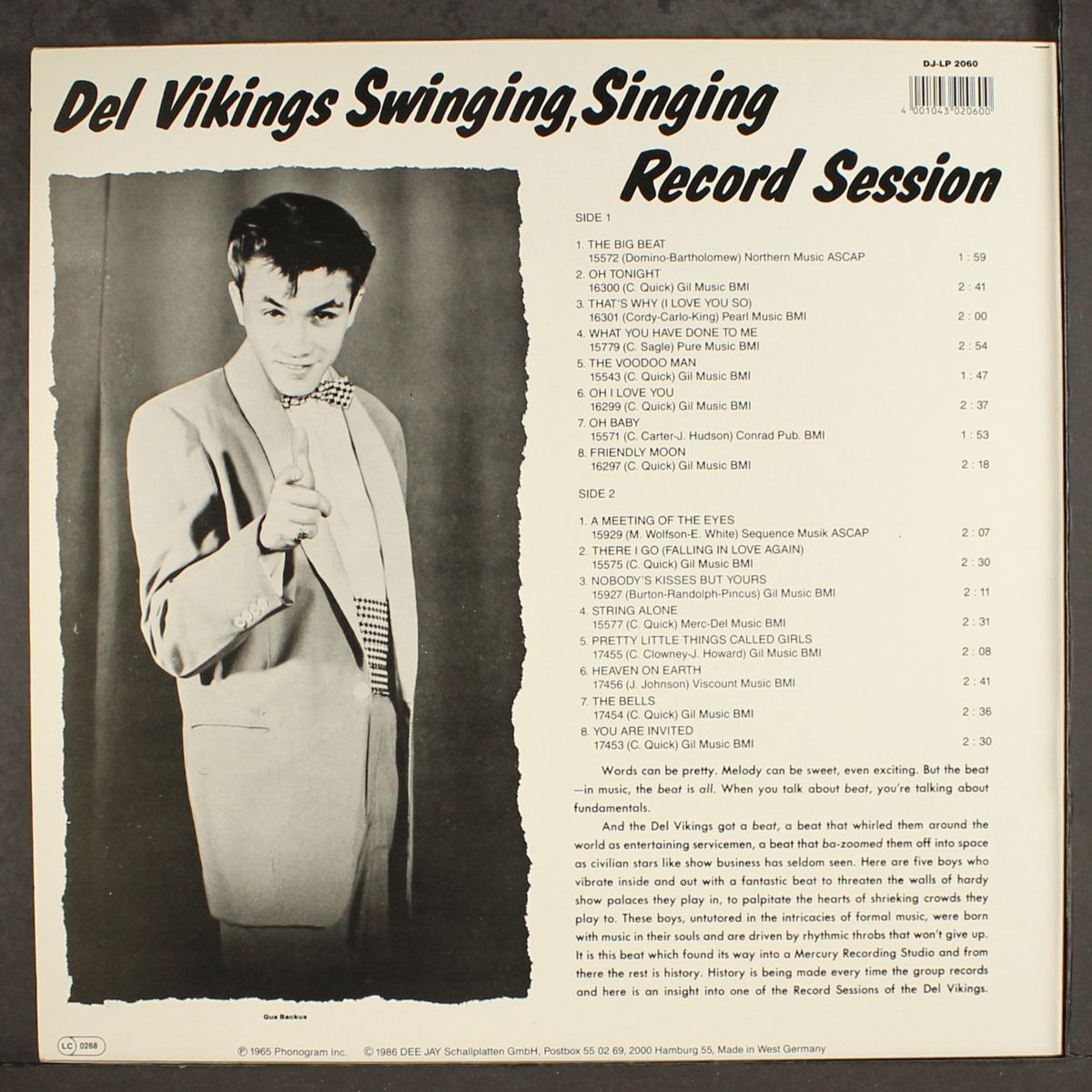 record session by DEL VIKINGS