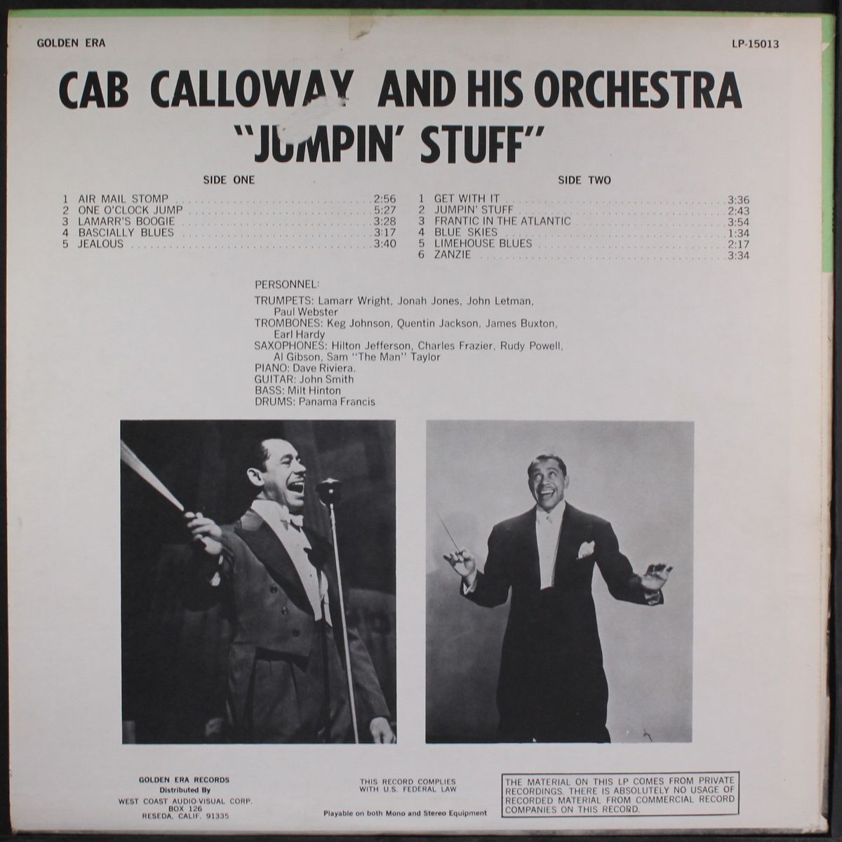 jumpin' stuff by CAB CALLOWAY