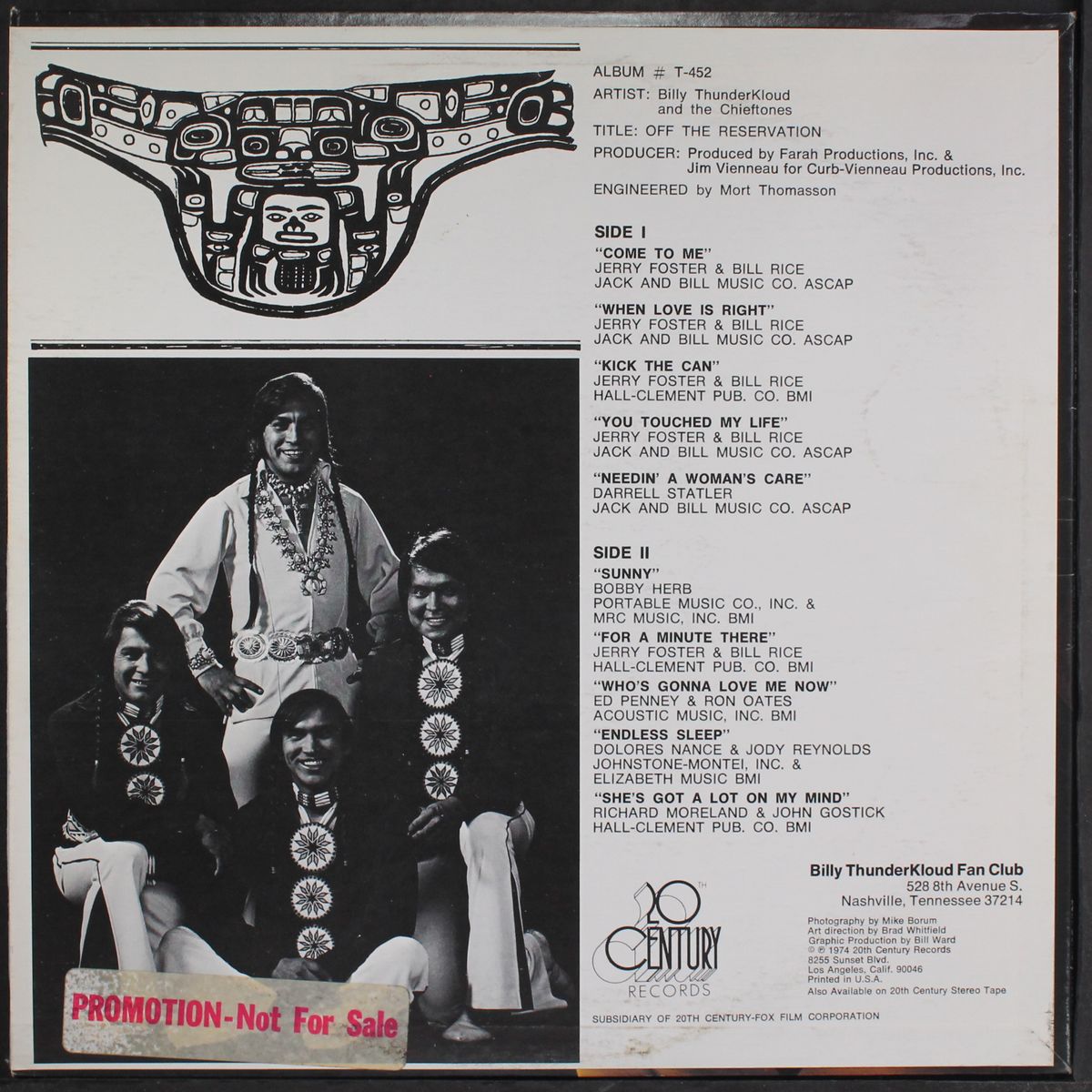 off the reservation by BILLY THUNDERKLOUD & CHIEFTONES