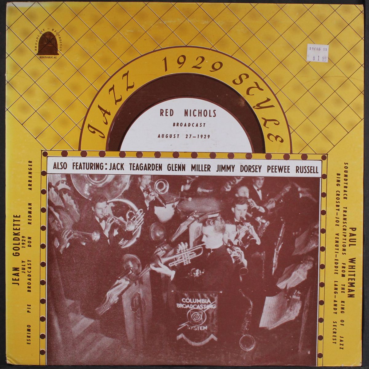 jazz 1929 style by RED NICHOLS