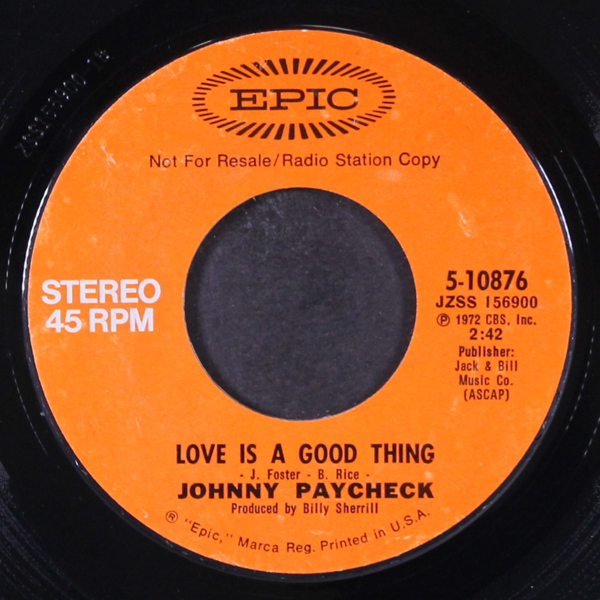 love is a good thing by JOHNNY PAYCHECK