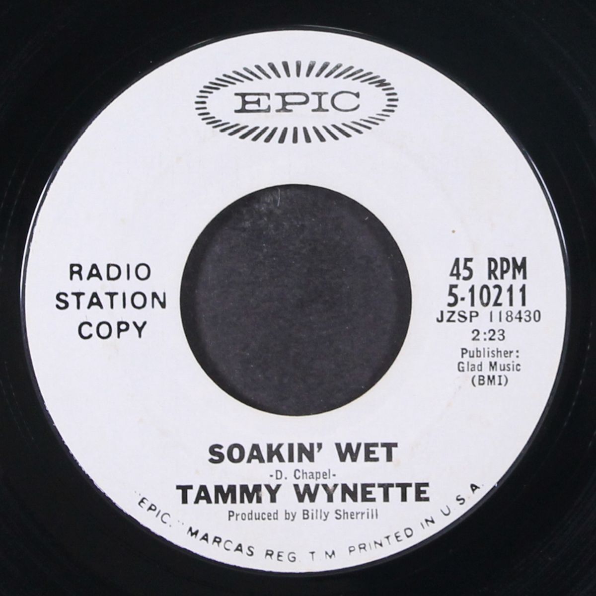 i don't wanna play house / soakin' wet by TAMMY WYNETTE