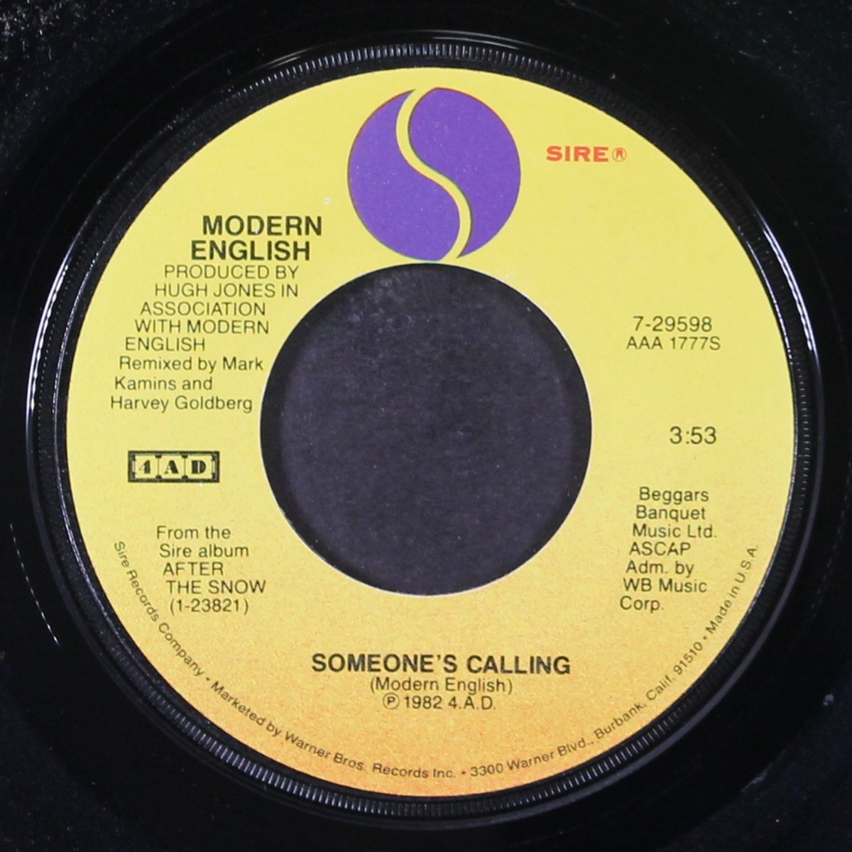someone's calling / carry me down by MODERN ENGLISH