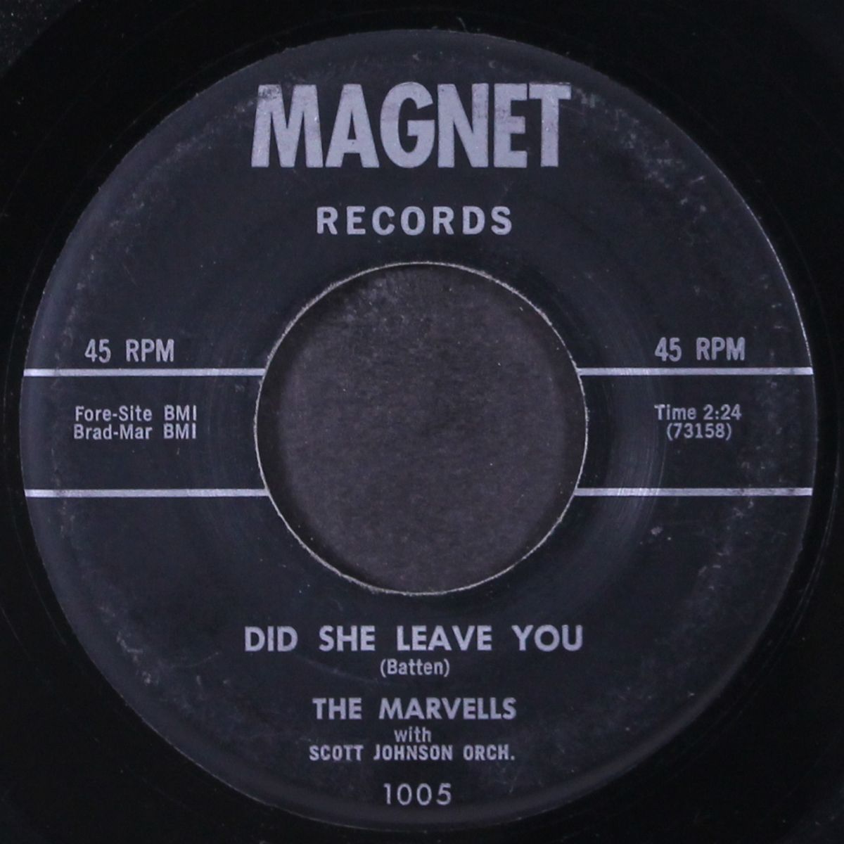 did she leave you / lovely charms by MARVELLS