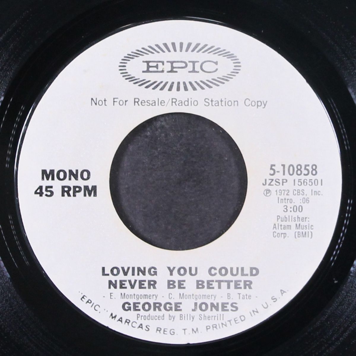 loving you could never be better / mono by GEORGE JONES