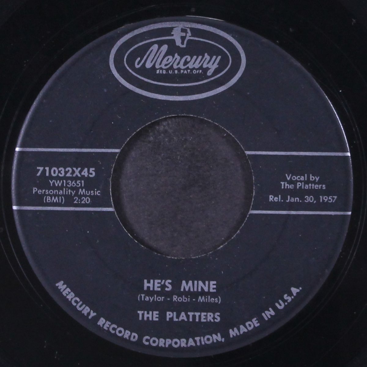 i'm sorry / he's mine by PLATTERS