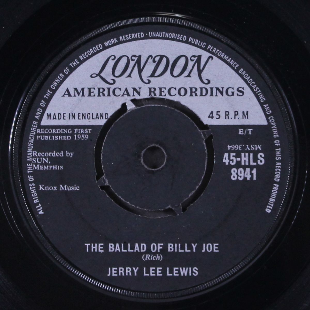 let's talk about us / the ballad of billy joe by JERRY LEE LEWIS