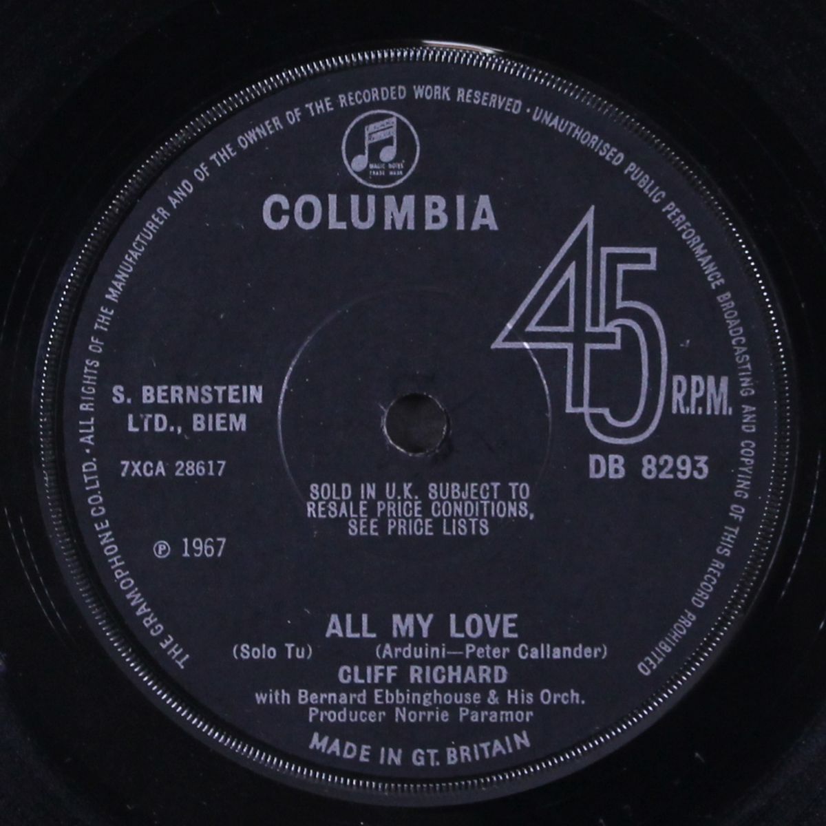 all my love / sweet little jesus boy by CLIFF RICHARD