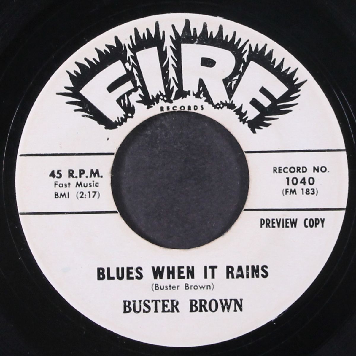 good news / blue when it rains by BUSTER BROWN