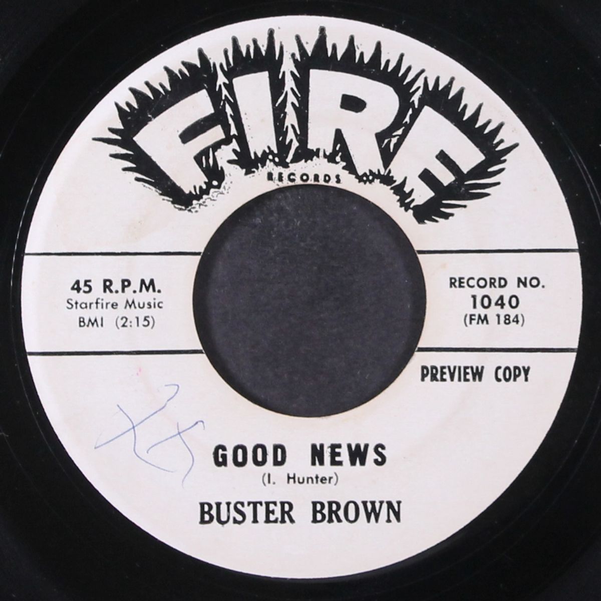 good news / blue when it rains by BUSTER BROWN
